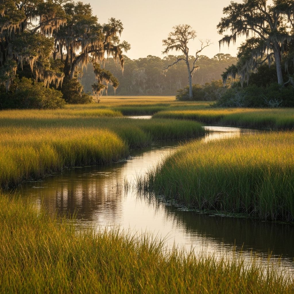 South Carolina Lowcountry landscape